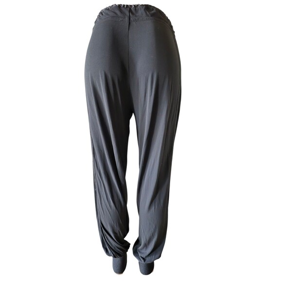 Mandorla Italia VTG 90s Y2K Harem Pants Crepe Knit Jogger Slouchy Pants sz 46/M - Picture 2 of 12